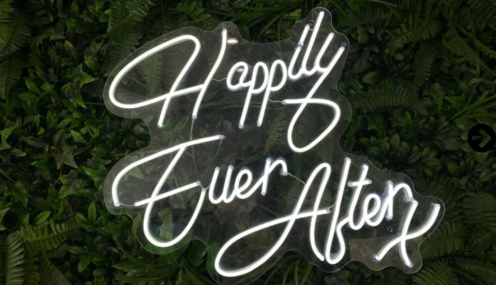 Happily Ever After Neon Sign