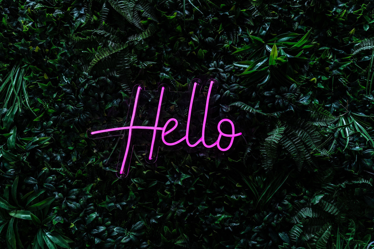 Hello Twenty One Neon Sign