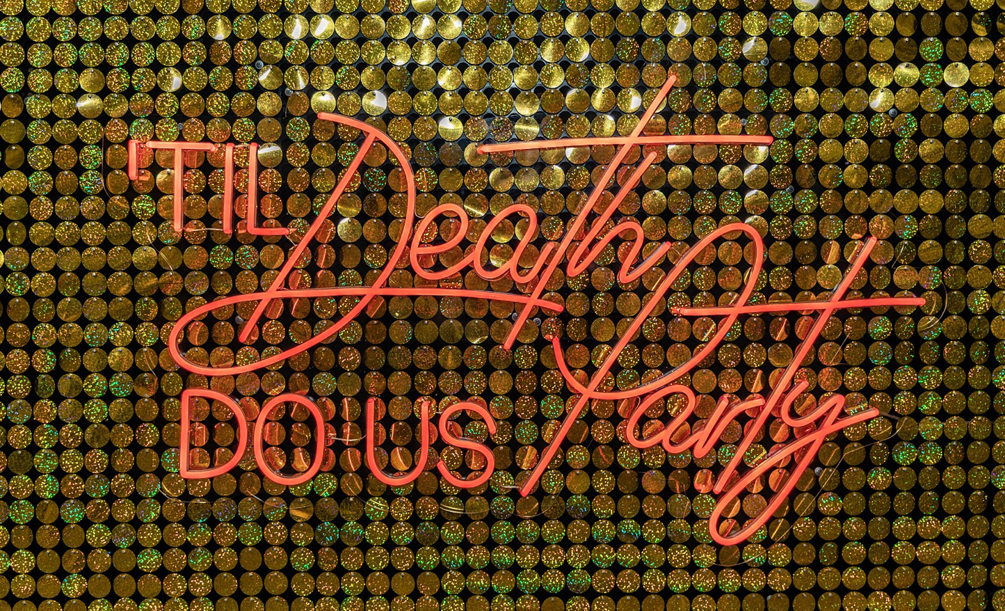 Til Death Do Us Party Neon Sign