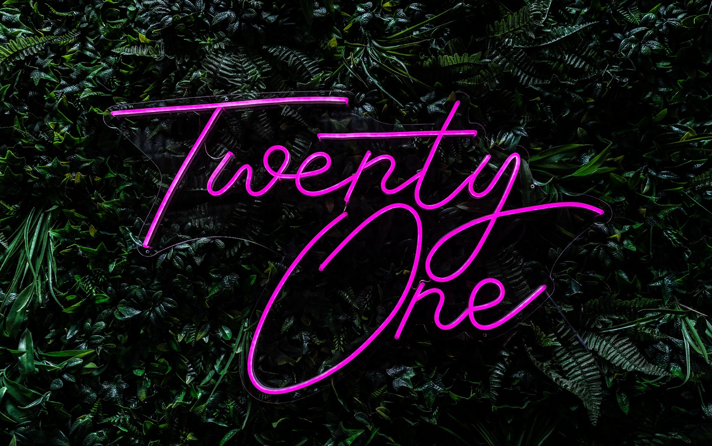 Twenty One Neon Sign