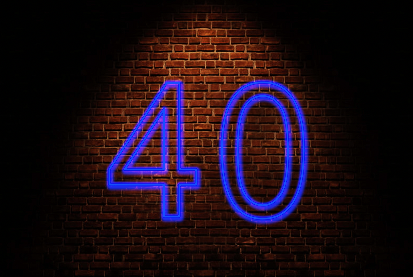 40 Neon Sign