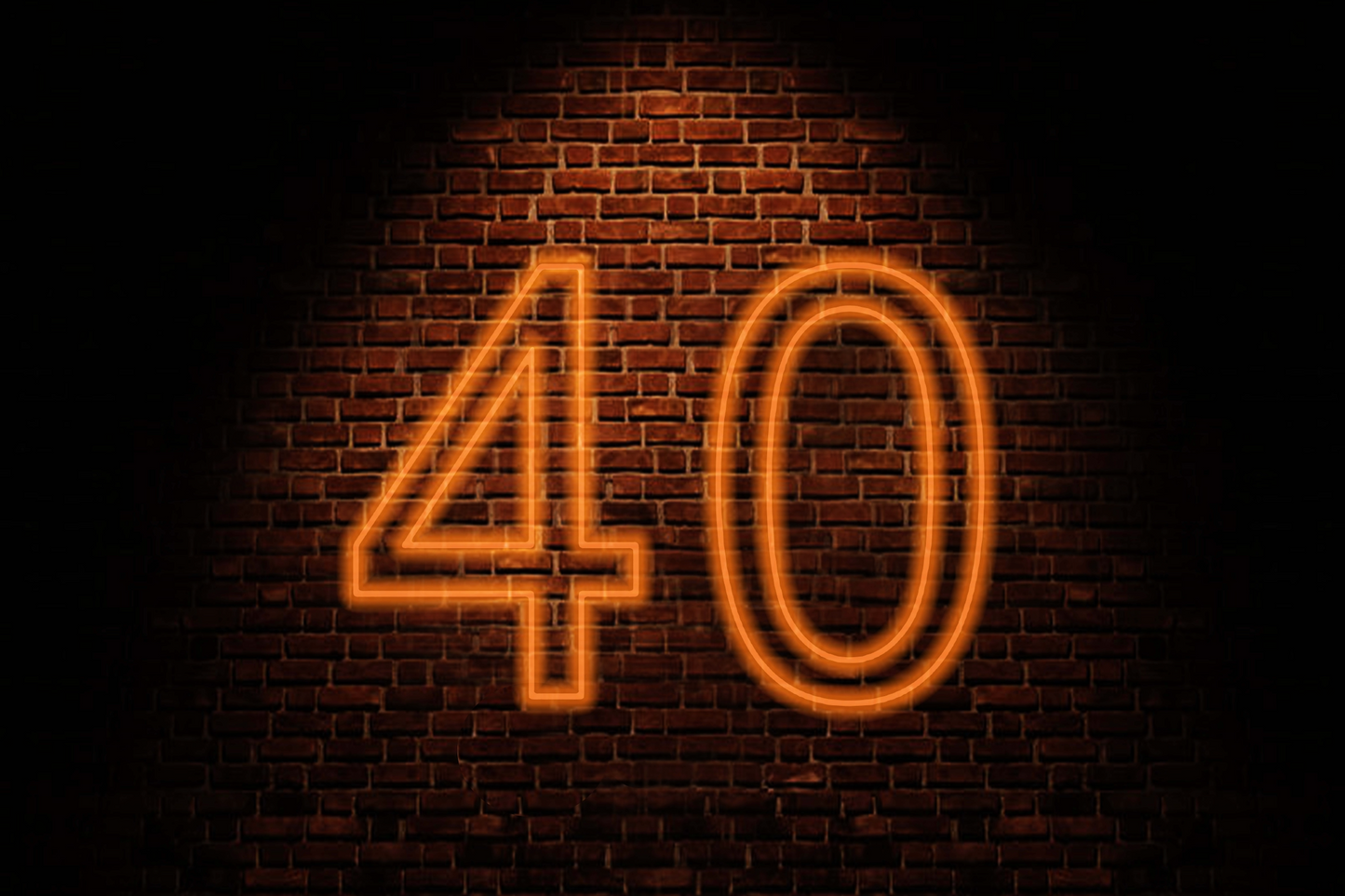 40 Neon Sign