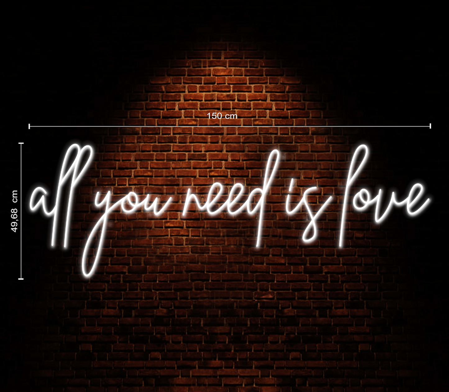 All You Need Is Love Neon Sign