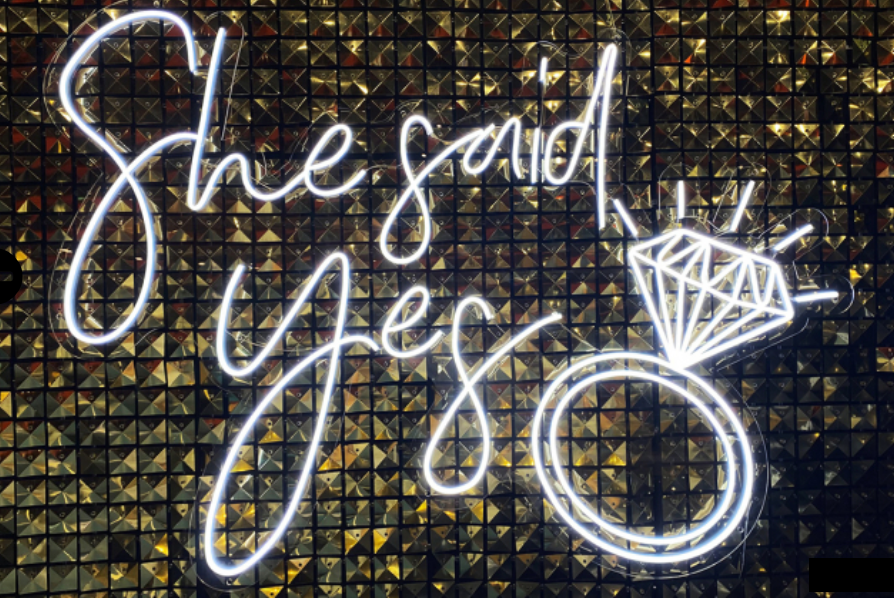 She Said Yes Neon Sign