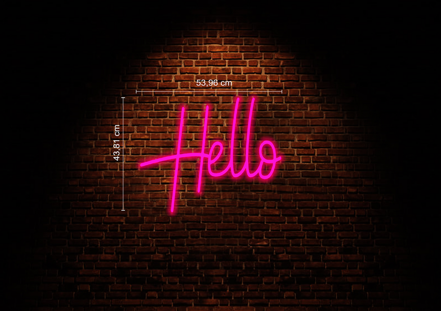 Hello Neon Sign