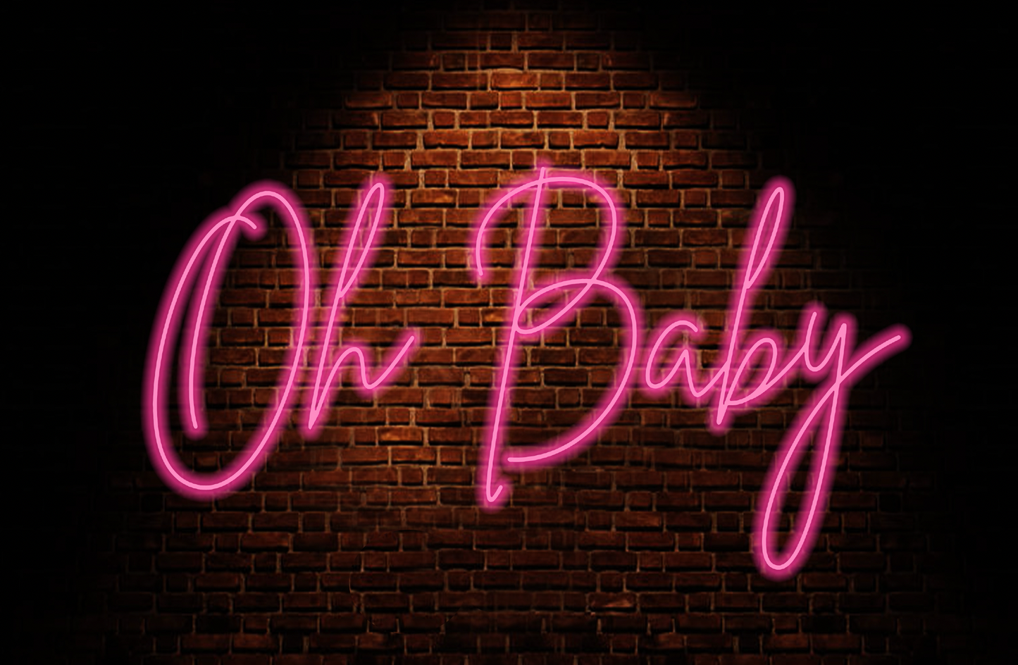 Oh Baby Neon Sign