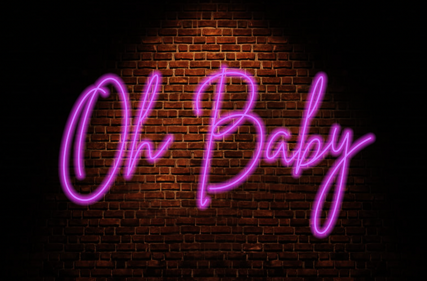 Oh Baby Neon Sign
