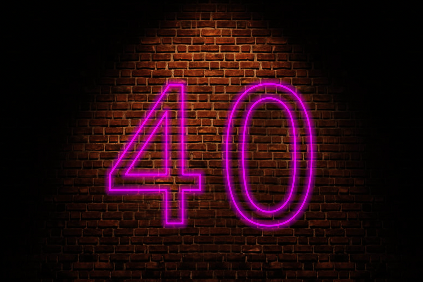 40 Neon Sign
