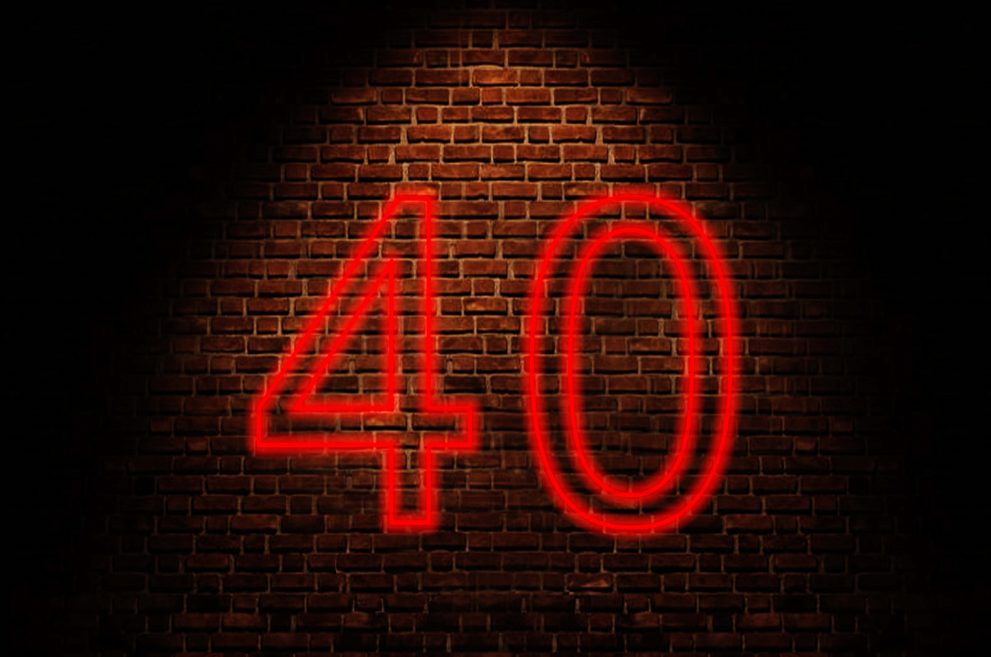 40 Neon Sign