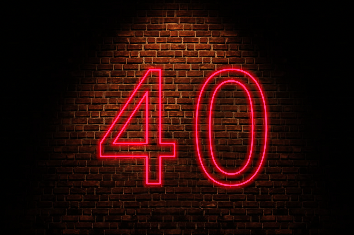 40 Neon Sign