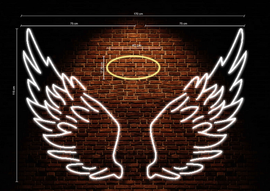 Angel Wings Neon Sign