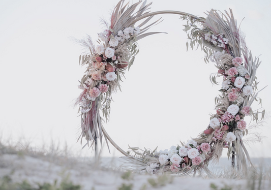 Round Arbour with Native Florals