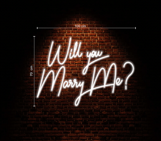 Will You Marry Me Neon Sign