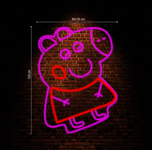 Peppa Pig Neon Sign