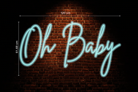 Oh Baby Neon Sign